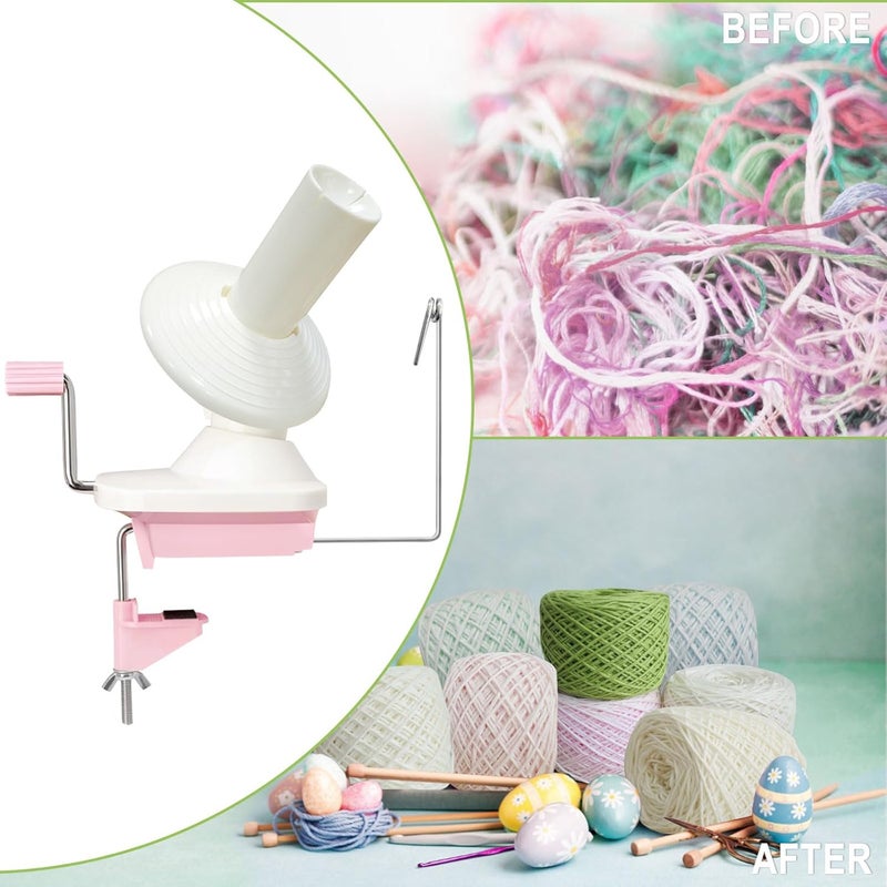 plzzree Yarn Ball Winder for Crocheting: Yarn Winder for Crocheting & Yarn Spinner for Knitting Hand Operated - Image 5